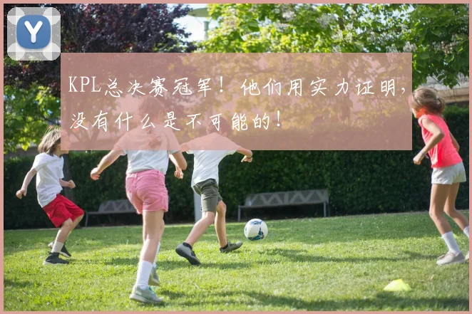 KPL总决赛冠军!他们用实力证明,没有什么是不可能的!